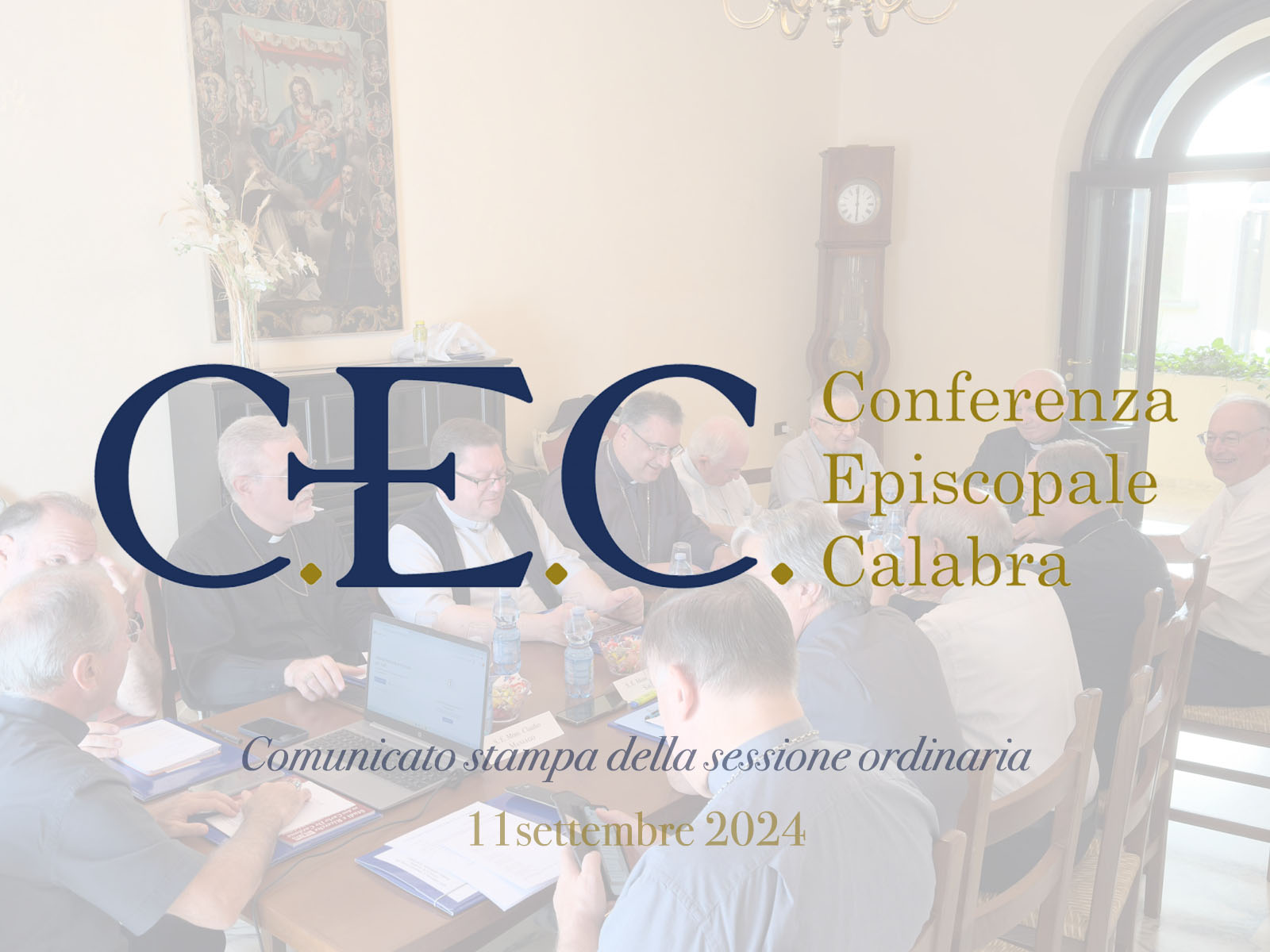 Foto per il comunicato stampa della Sessione Ordinaria CEC dell'11 settembre 2024