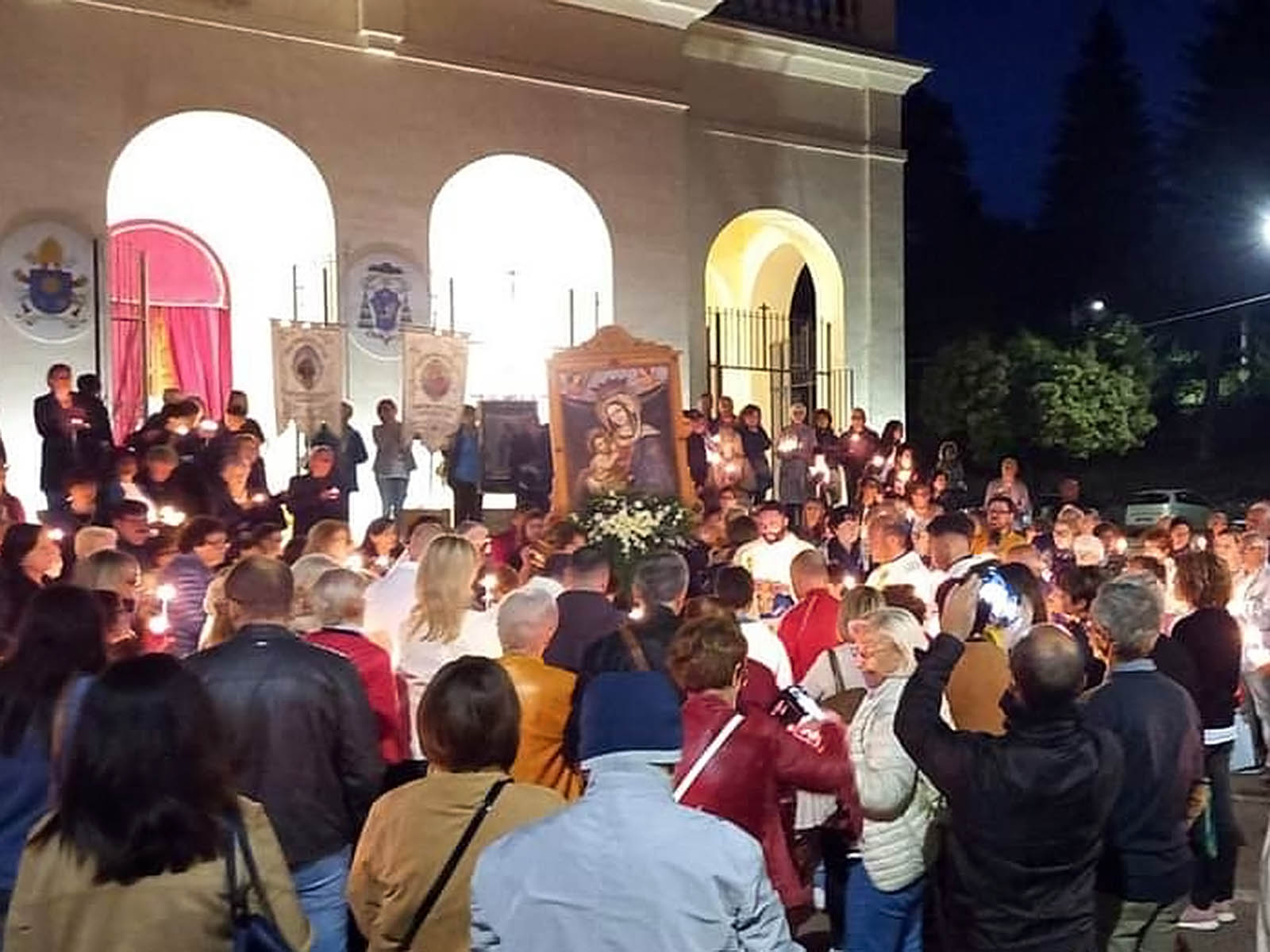 Foto celebrazione per la memoria dell’origine del Santuario della Madonna di Porto in Gimigliano del 12 ottobre 2024.