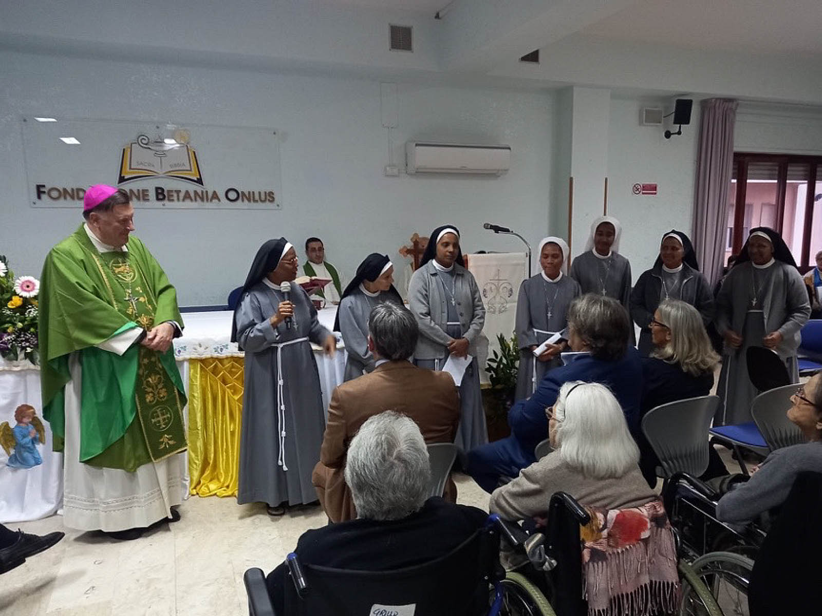 Inaugurazione della comunità delle Suore Francescane Ospedaliere di Santa Chiara presso la fondazione "Karol Betania" del 7 novembre 2024