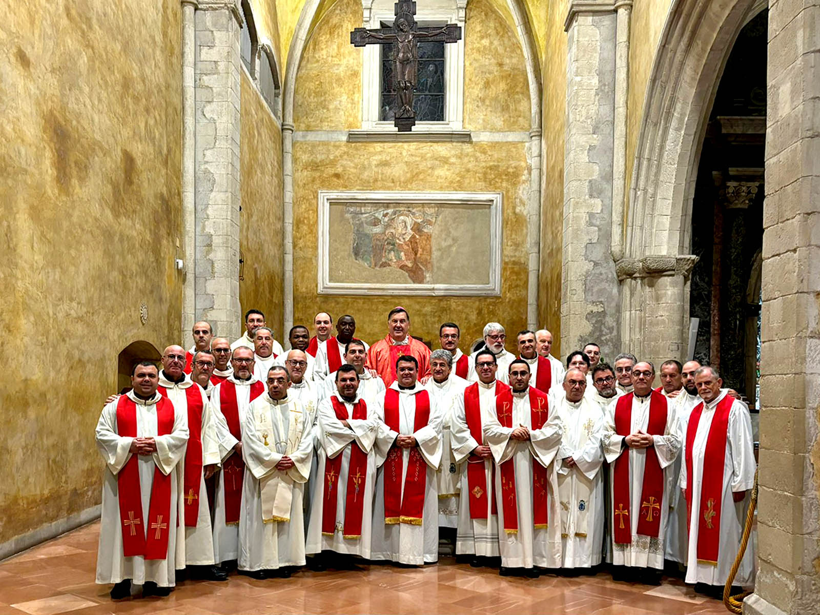 Foto a conclusione degli Esercizi Spirituali dal tema "Profeti della speranza che non delude" di novembre 2024 nel santuario di san Francesco di Paola