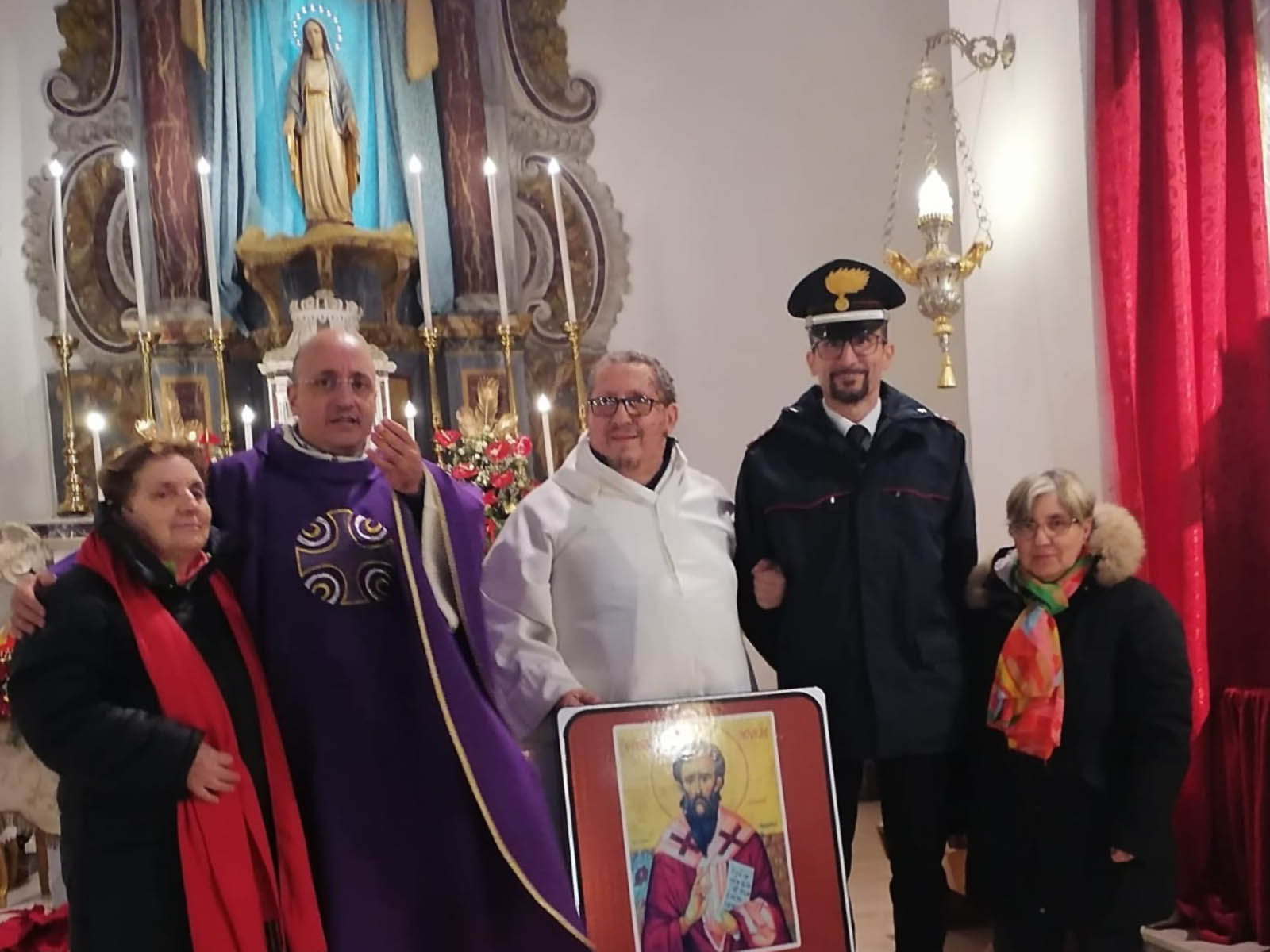 Foto celebrazione Eucaristica in onore di San Luca di Melicuccà del 10 dicembre 2024