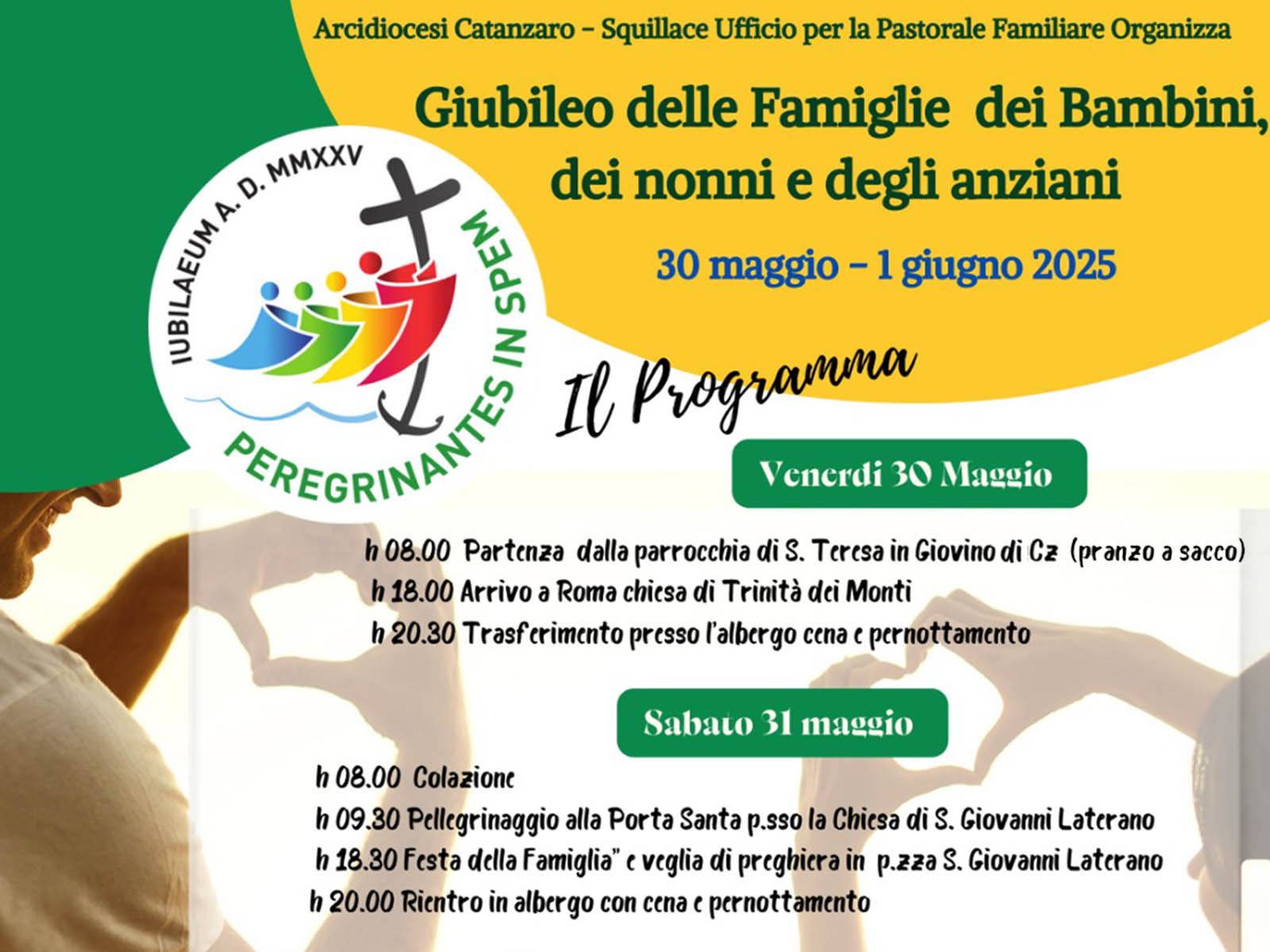 Anteprima per le iscrizioni al Giubileo delle Famiglie, dei Bambini, dei Nonni e degli Anziani 2025