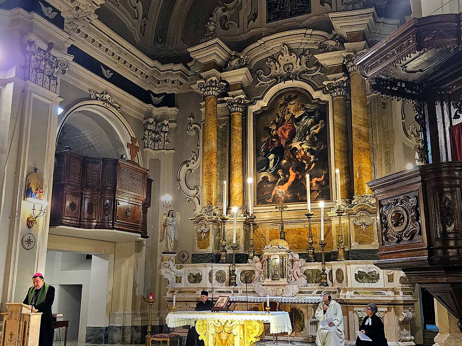 Foto dell'incontro per la Settimana di Preghiera per l'Unità dei Cristiani