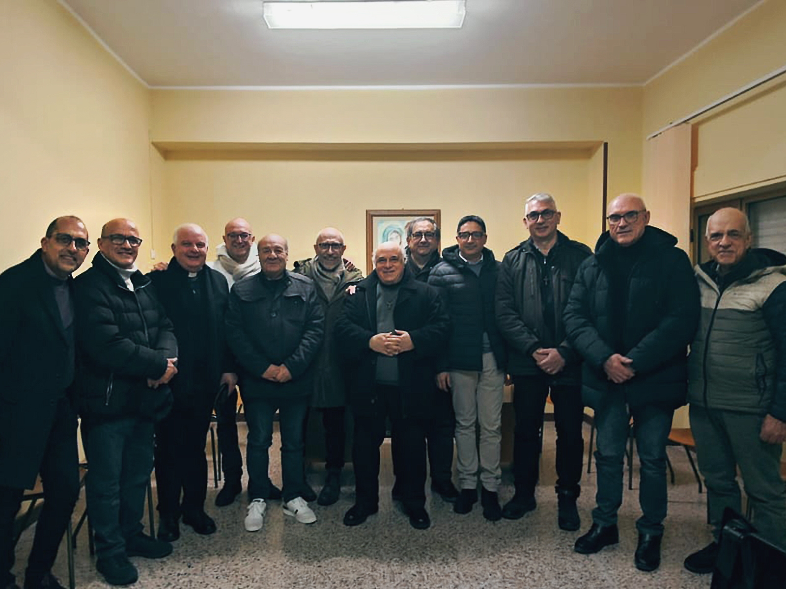 Foto dell'incontro comunitario mensile di preghiera e di aggiornamento per i diaconi permanenti del 10 marzo 2025